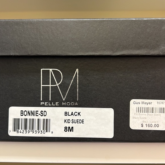 Pelle Moda Black Suede Shoe - Picture 6 of 6